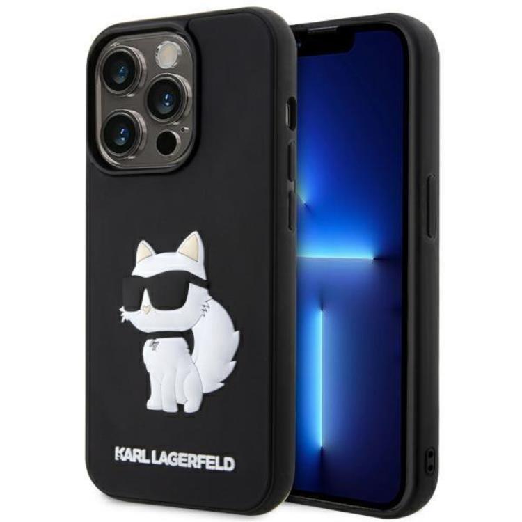 KARL LAGERFELD Karl Lagerfeld Mobilskal till iPhone 14 Pro Max Rubber Choupette 3D