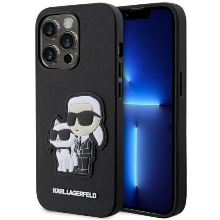 KARL LAGERFELD Karl Lagerfeld Mobilskal till iPhone 14 Pro Max Saffiano Karl & Choupette