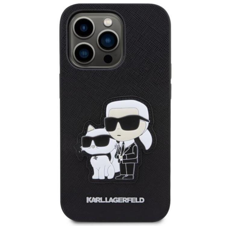 KARL LAGERFELD Karl Lagerfeld Mobilskal till iPhone 14 Pro Max Saffiano Karl & Choupette