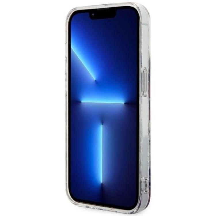 Guess Guess Mobilskal till iPhone 14 Pro MagSafe Flower - Rosa