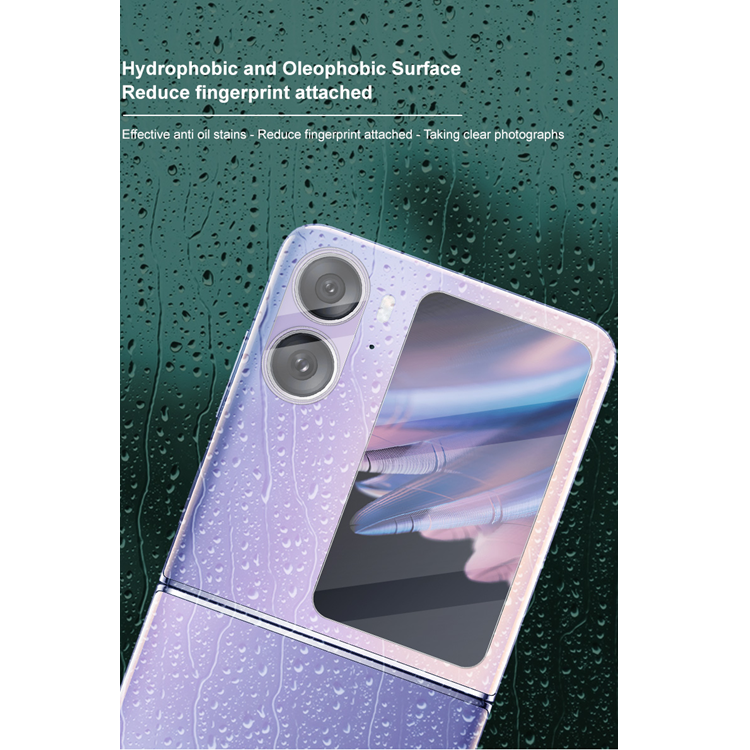 Imak IMAK Oppo Find N2 Flip 5G Kameralinsskydd i Härdat glas - Clear