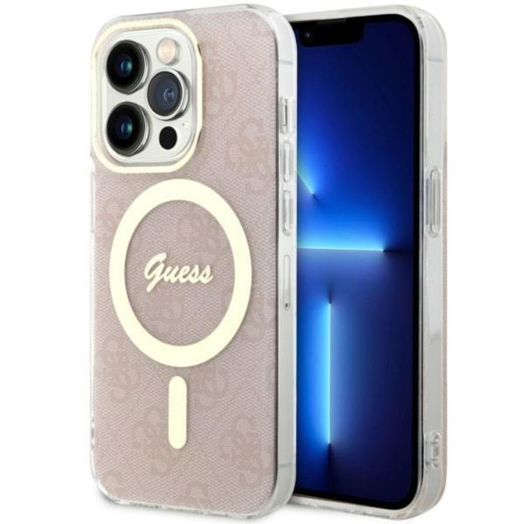 Guess Guess Mobilskal till iPhone 14 Pro MagSafe - Rosa