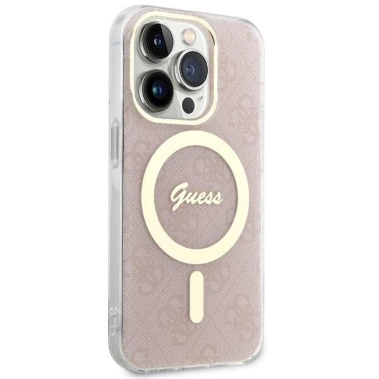 Guess Guess Mobilskal till iPhone 14 Pro MagSafe - Rosa