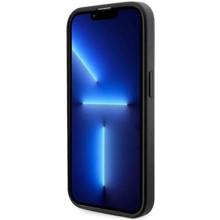 Guess Guess Mobilskal till iPhone 14 Pro MagSafe GCube Stripes - Svart