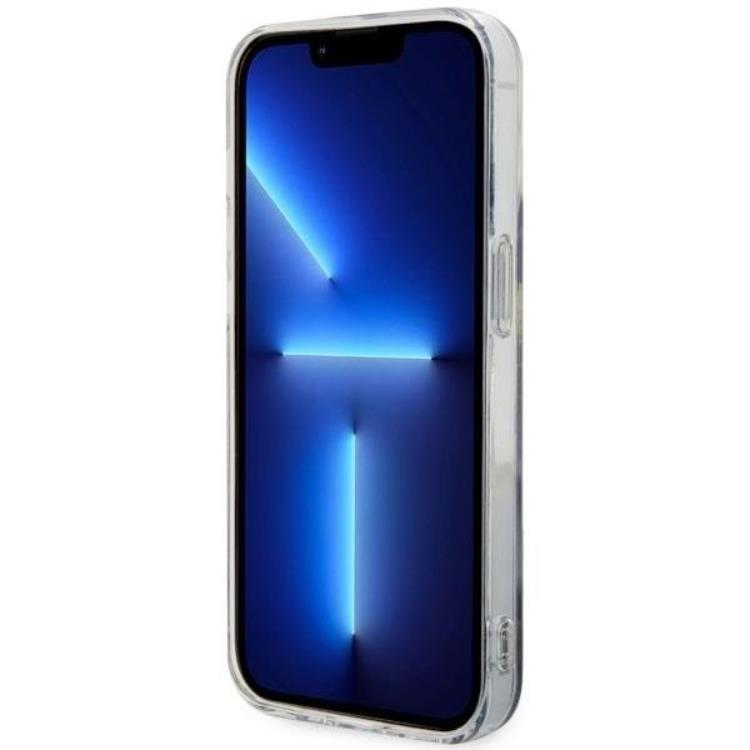 Guess Guess Mobilskal till iPhone 14 Pro MagSafe Guld Marble - Svart