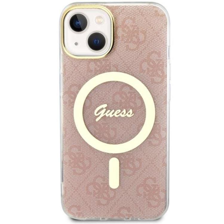 Guess Guess Mobilskal till iPhone 14 Plus MagSafe - Rosa