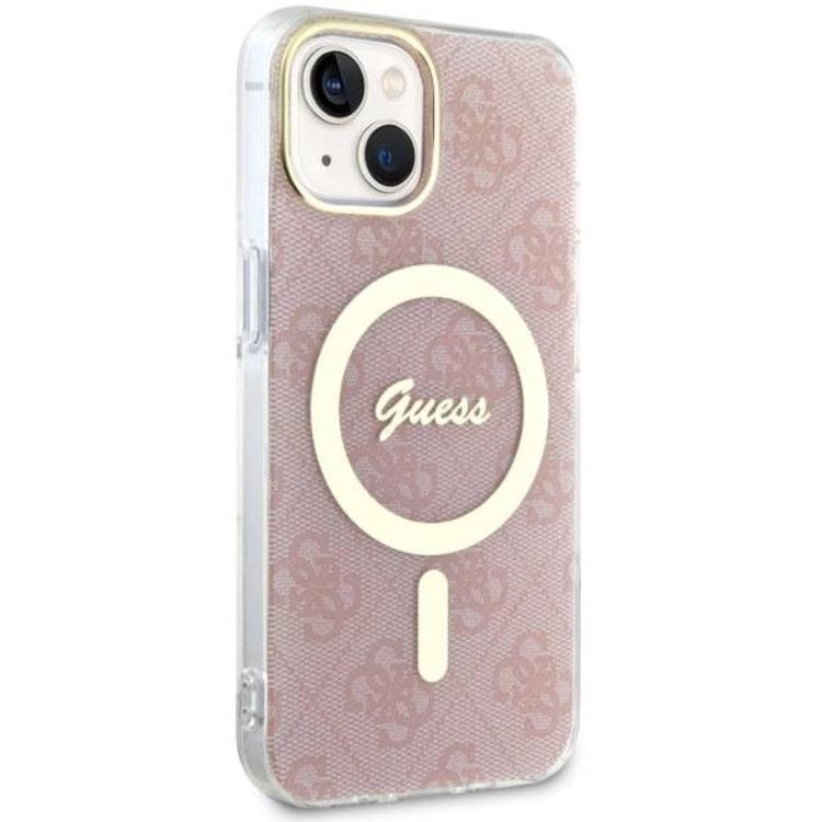 Guess Guess Mobilskal till iPhone 14 Plus MagSafe - Rosa
