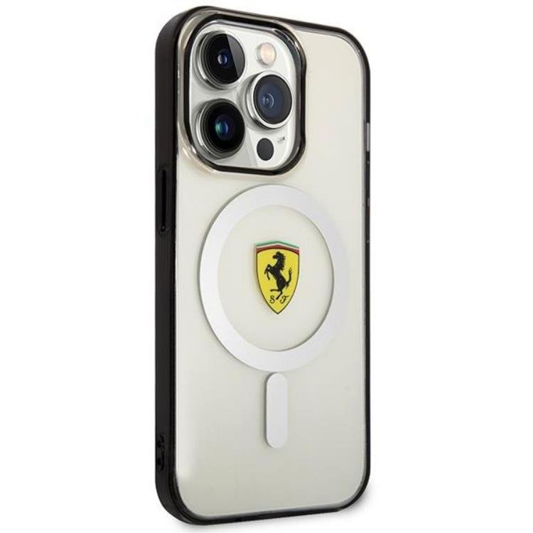 Ferrari Ferrari Mobilskal till iPhone 14 Pro Magsafe Outline - Transparent