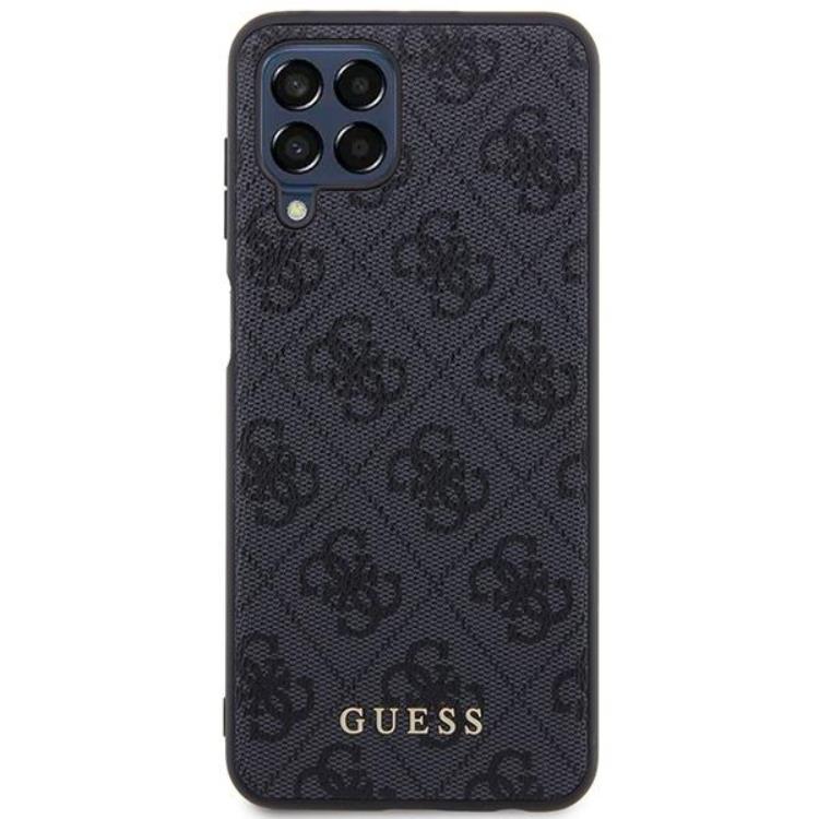 Guess Guess Galaxy M33 5G Mobilskal Metall Guld Logo - Grå