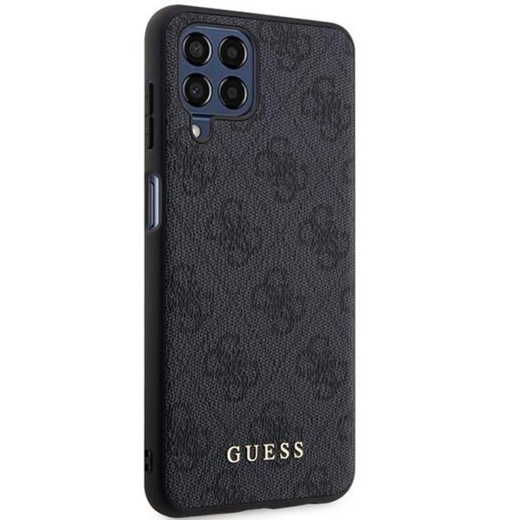 Guess Guess Galaxy M33 5G Mobilskal Metall Guld Logo - Grå