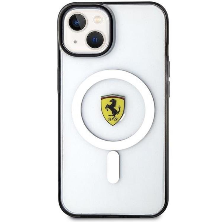 Ferrari Ferrari Mobilskal till iPhone 14 Magsafe Outline - Transparent