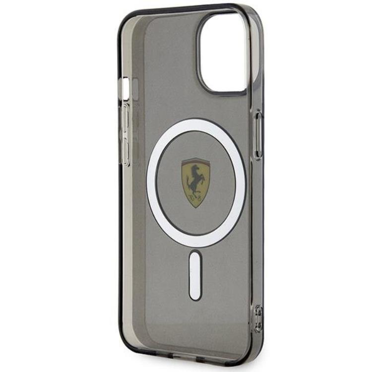 Ferrari Ferrari Mobilskal till iPhone 14 Magsafe Translucent - Svart
