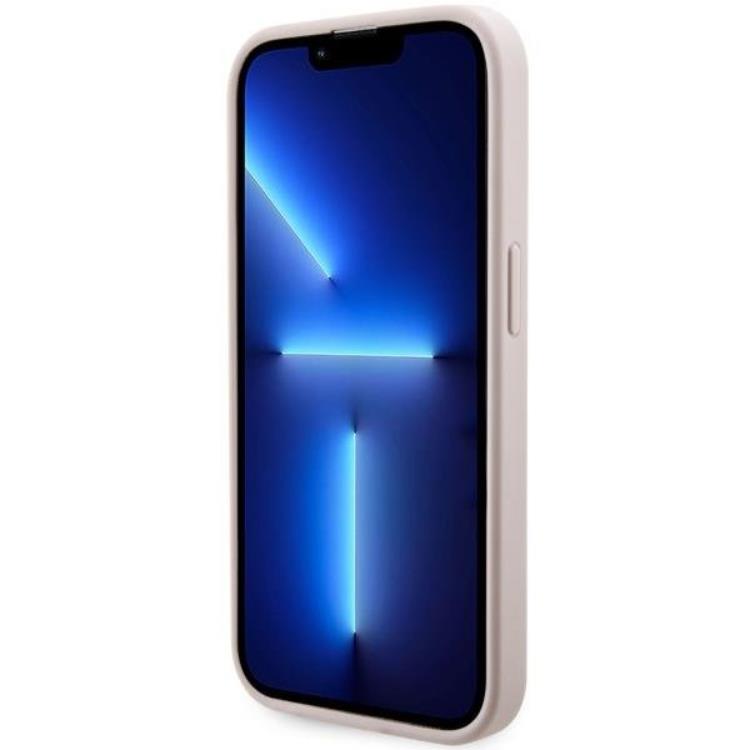 Guess Guess Mobilskal till iPhone 14 Pro MagSafe GCube Stripes - Rosa