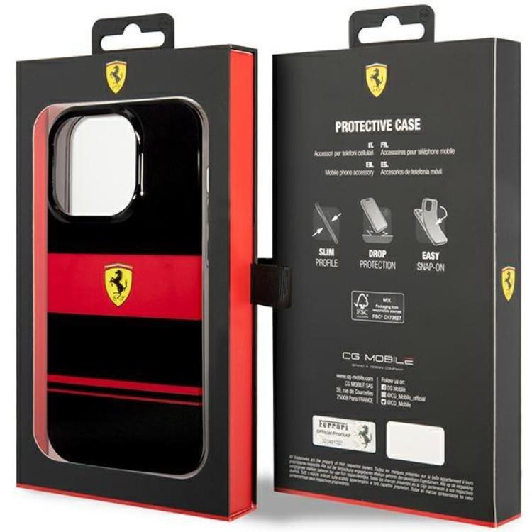Ferrari Ferrari Mobilskal till iPhone 14 Pro MagSafe IMD Combi - Svart