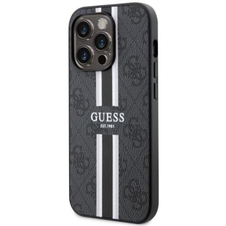 Guess Guess Mobilskal till iPhone 14 Pro Max MagSafe Printed Stripes