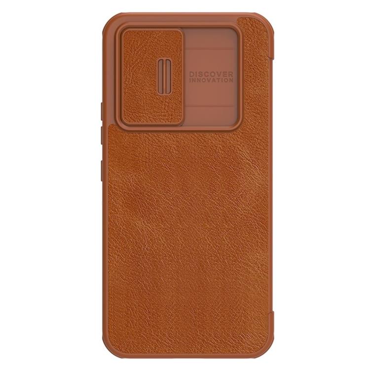 Nillkin Nillkin Galaxy A54 5G Plånboksfodral Qin Läder Pro - Brun