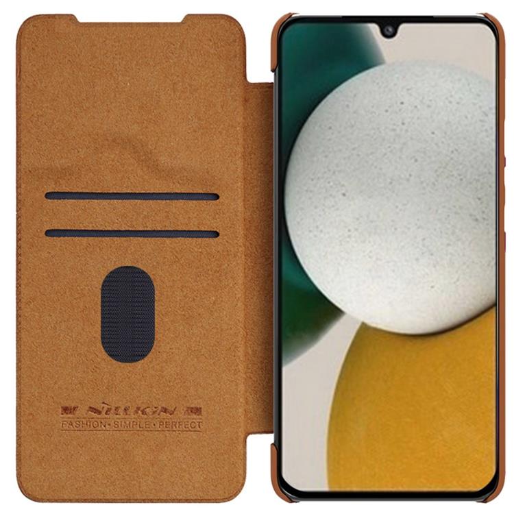 Nillkin Nillkin Galaxy A54 5G Plånboksfodral Qin Läder Pro - Brun