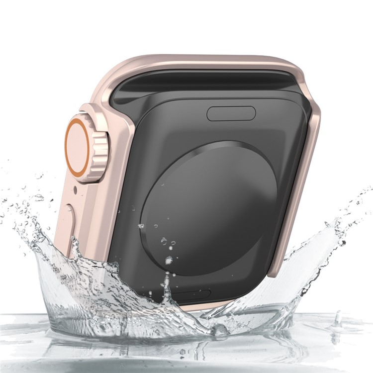 OEM Apple Watch 7/8 (41mm) Förvandla Utseendet till Apple Watch Ultra - Rosa Guld
