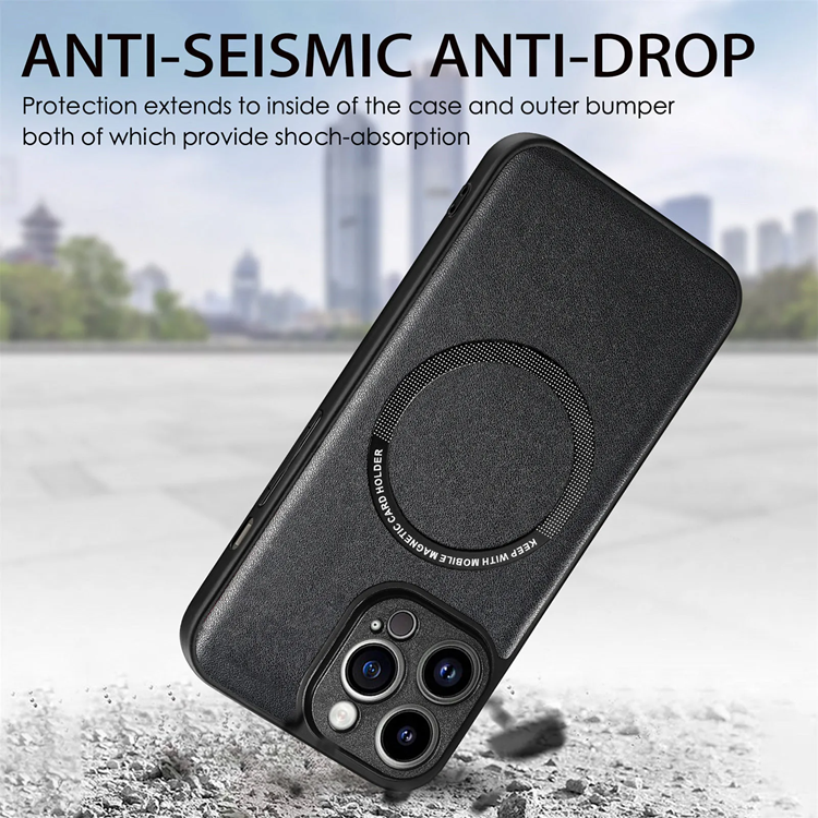 Boom of Sweden BOOM Mobilskal till iPhone 8 Plus Magsafe Läder - Blå