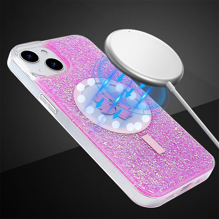 Boom of Sweden BOOM Mobilskal till iPhone 14 Magsafe Drop-Proof - Rosa Flower