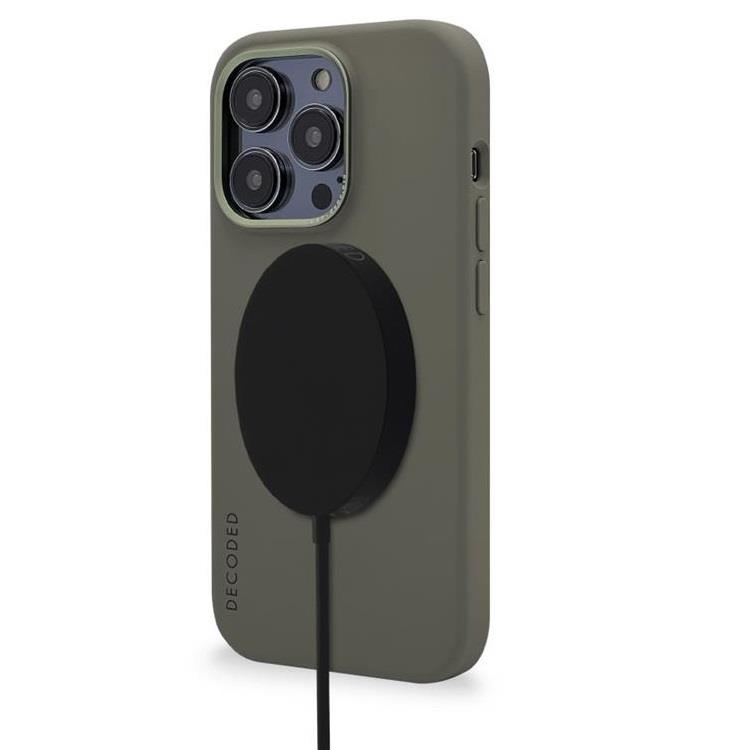 Decoded Decoded Mobilskal till iPhone 14 Pro Max Magsafe Silikon - Olive