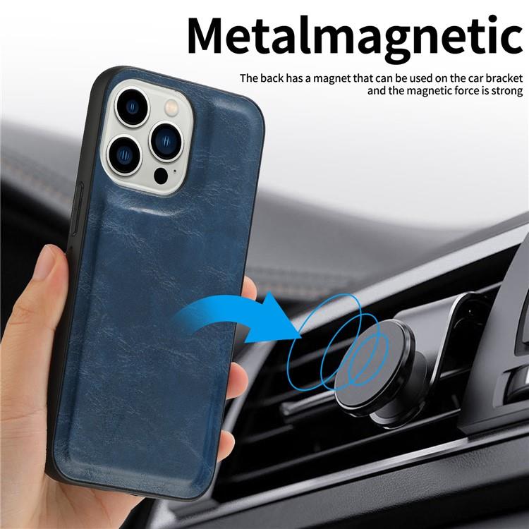 OEM iPhone 15 Pro Max Plånboksfodral 2-in-1 Detachable - Blå