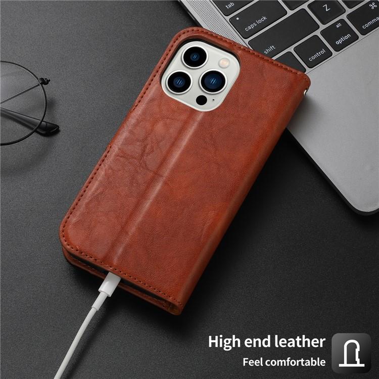 OEM iPhone 15 Pro Max Plånboksfodral 2-in-1 Detachable - Brun