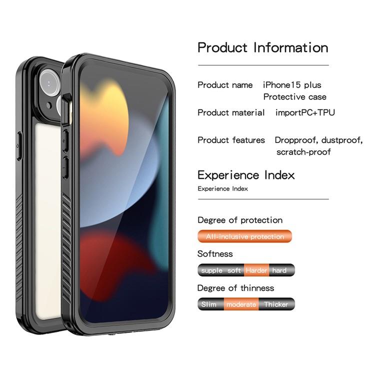RedPepper Redpepper Mobilskal till iPhone 15 Plus Vattentätt IP68 - Svart