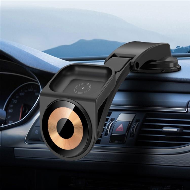 OEM Instrumentbräda Bilhållare 15W 2IN1 - Svart