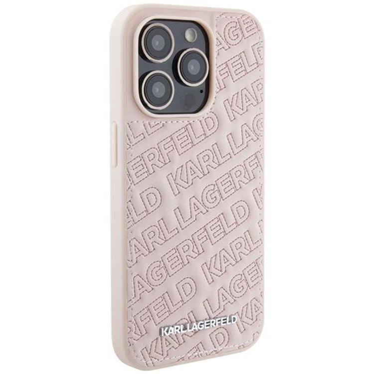 KARL LAGERFELD KARL LAGERFELD Mobilskal till iPhone 15 Pro Max Quilted K Pattern