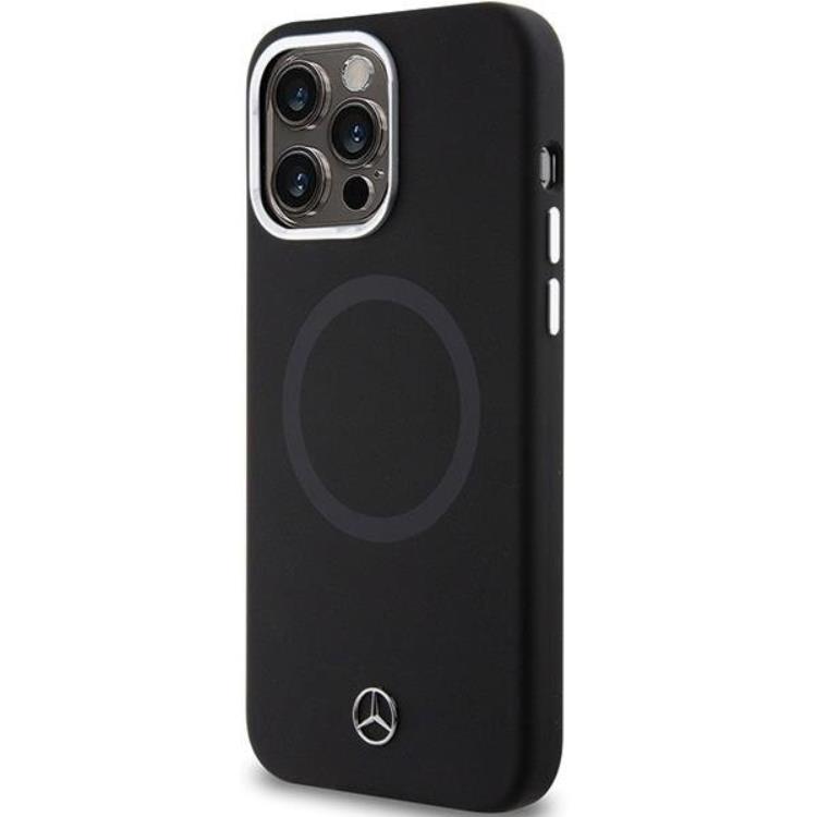 Mercedes Mercedes Mobilskal till iPhone 15 Pro MagSafe Silikon Bicolor - Svart