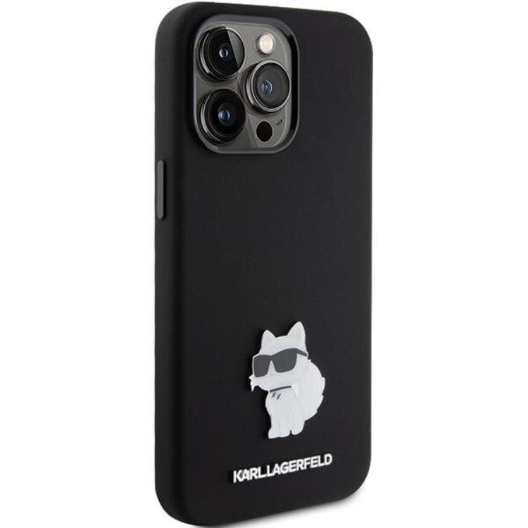 KARL LAGERFELD KARL LAGERFELD Mobilskal till iPhone 15 Pro Max Silikon Metal Pin