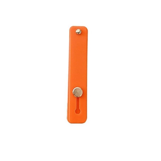 OEM Self-Adhesive Silikon Finger Mobilgrip Strap - Orange