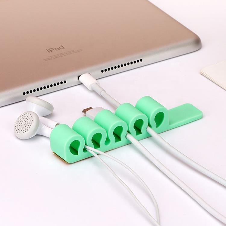 OEM Silikon Hållare För Sladdar - Blå