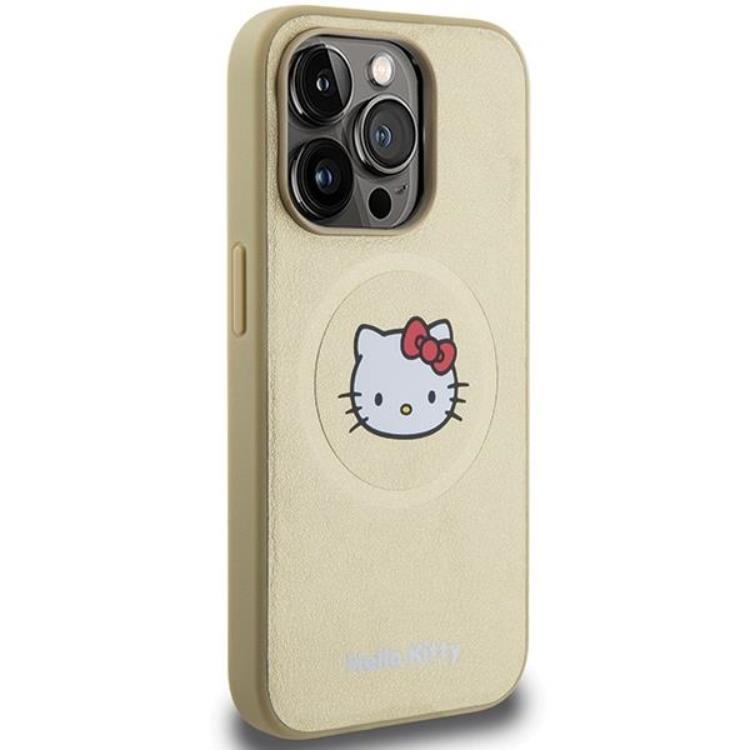 Hello Kitty Hello Kitty Mobilskal till iPhone 15 Pro Max Magsafe Läder Kitty Head