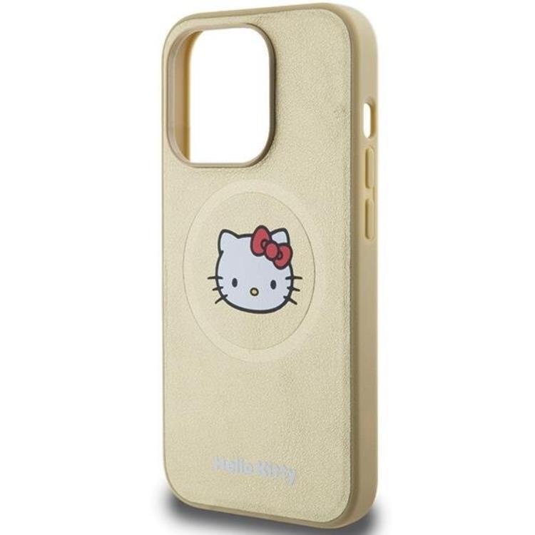 Hello Kitty Hello Kitty Mobilskal till iPhone 15 Pro Max Magsafe Läder Kitty Head