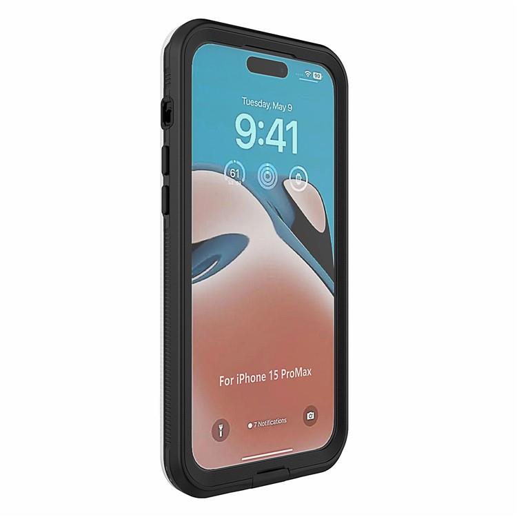 OEM Mobilskal till iPhone 15 Pro Max IP68 Vattentätt - Svart