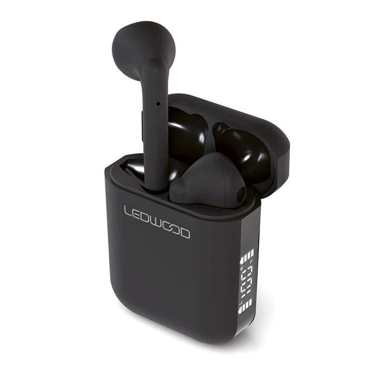 Ledwood Ledwood In-Ear Hörlur Apollo TWS True Wireless Mic - Svart