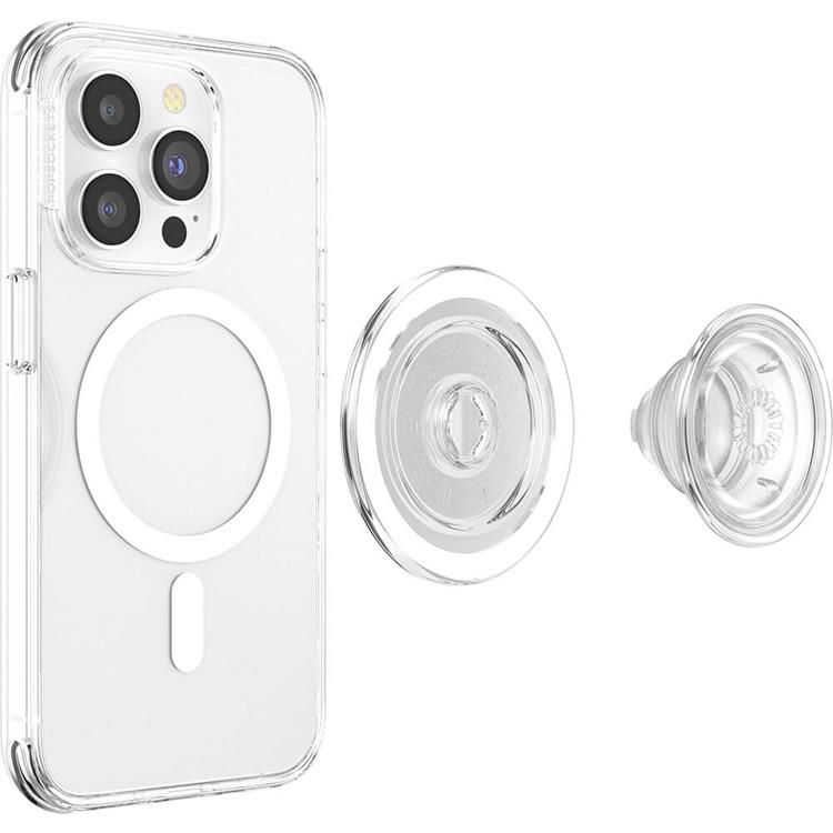 PopSockets POPSOCKETS PopGrip för Magsafe - Clear