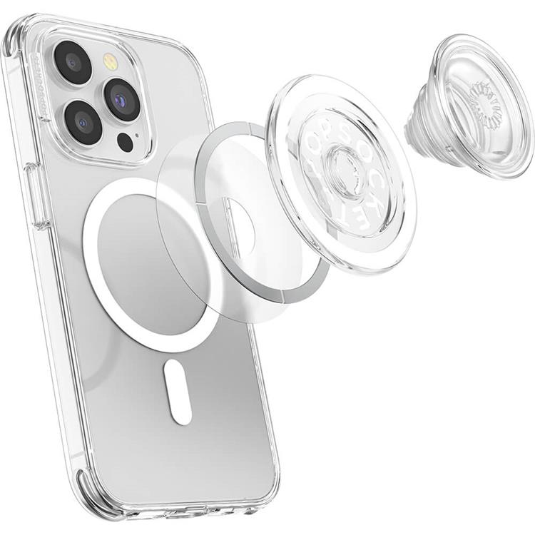 PopSockets POPSOCKETS PopGrip för Magsafe - Clear