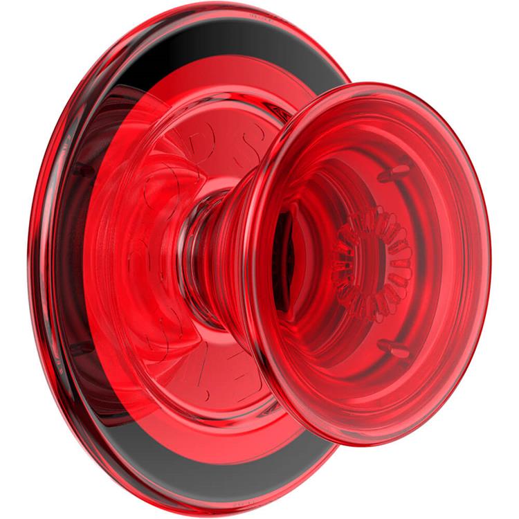 PopSockets POPSOCKETS PopGrip för Magsafe - Danger Röd Transparent