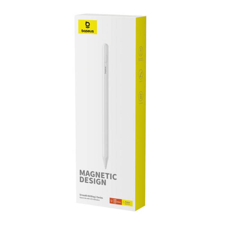 BASEUS Baseus Smooth Writing 2 Stylus Penna med LED-indikator - Vit