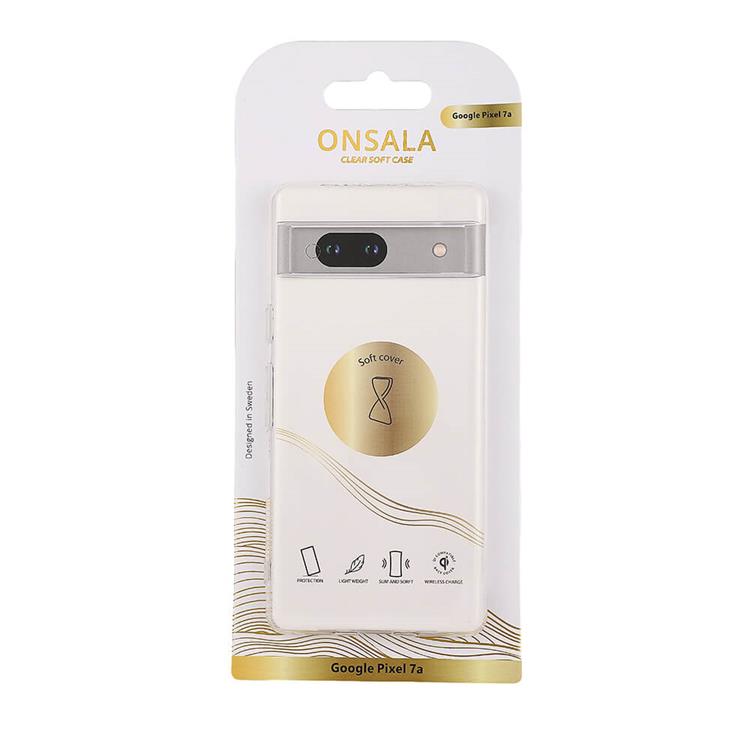 Onsala Onsala Mobilskal till Google Pixel 7a TPU - Transparent