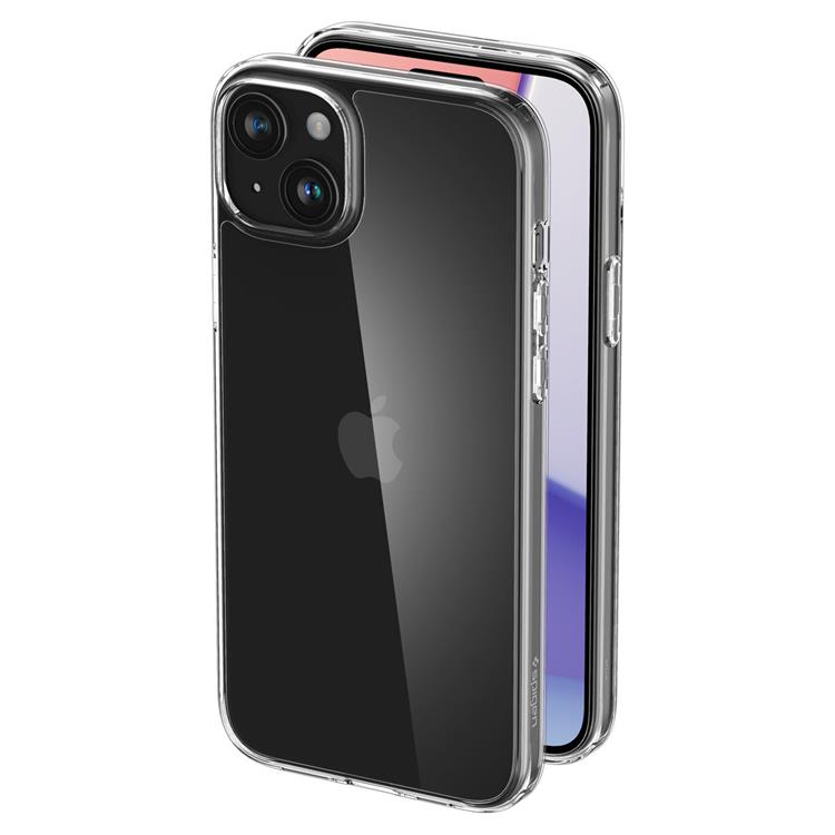 Spigen Spigen Mobilskal till iPhone 15 Plus Airskin Hybrid - Crystal Clear