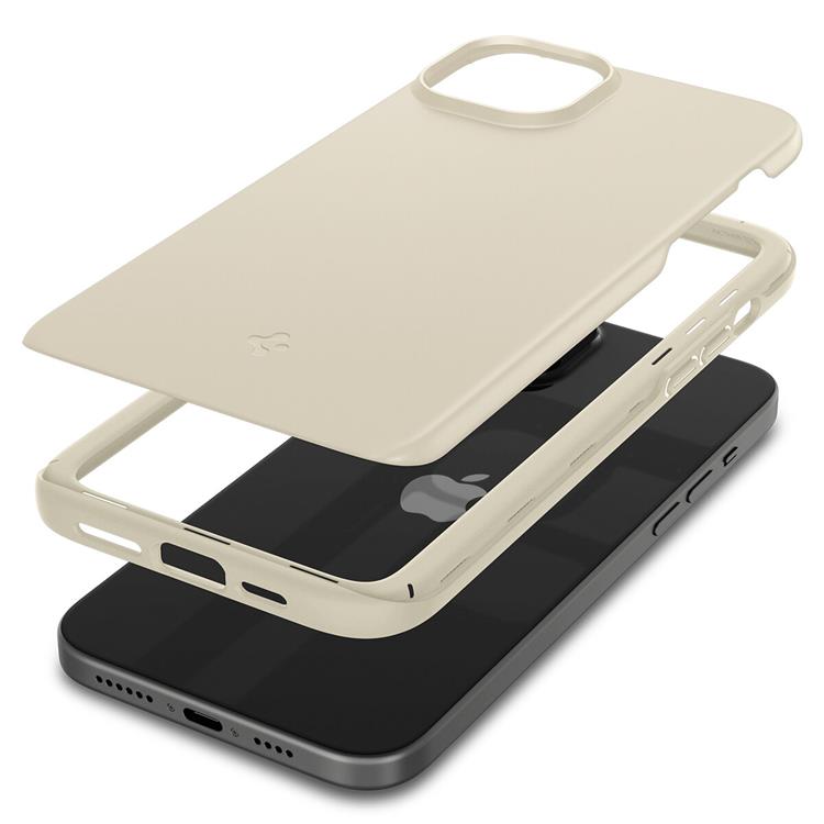 Spigen Spigen Mobilskal till iPhone 15 Plus Thin Fit - Mute Beige
