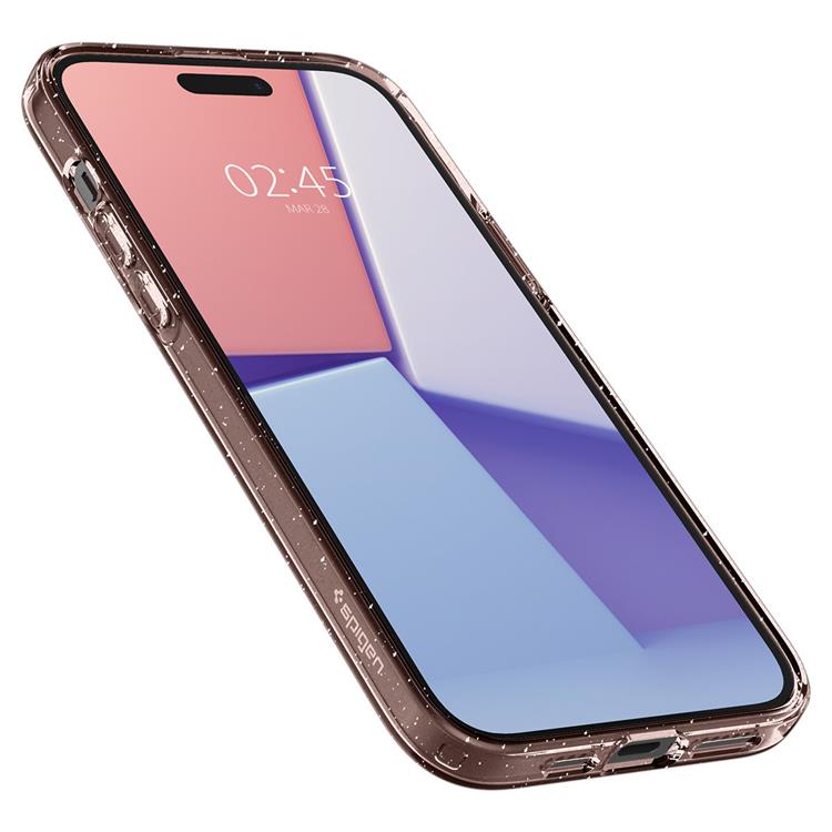 Spigen Spigen Mobilskal till iPhone 15 Plus Liquid Crystal - Rosa