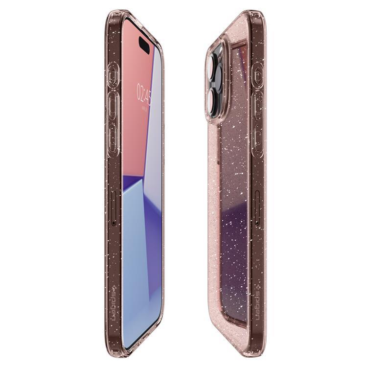 Spigen Spigen Mobilskal till iPhone 15 Pro Max Liquid Crystal - Rosa