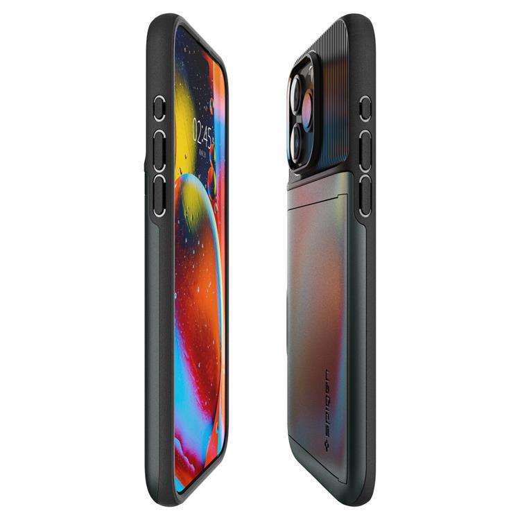 Spigen Spigen Mobilskal till iPhone 15 Pro Max Slim Armor CS - Grön
