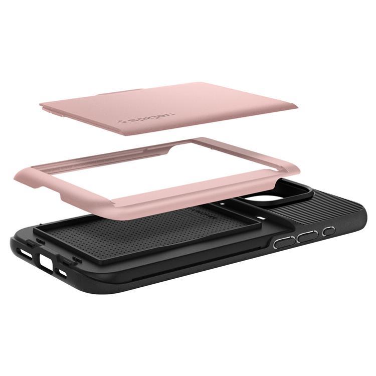 Spigen Spigen Mobilskal till iPhone 15 Pro Max Slim Armor CS - Rosa