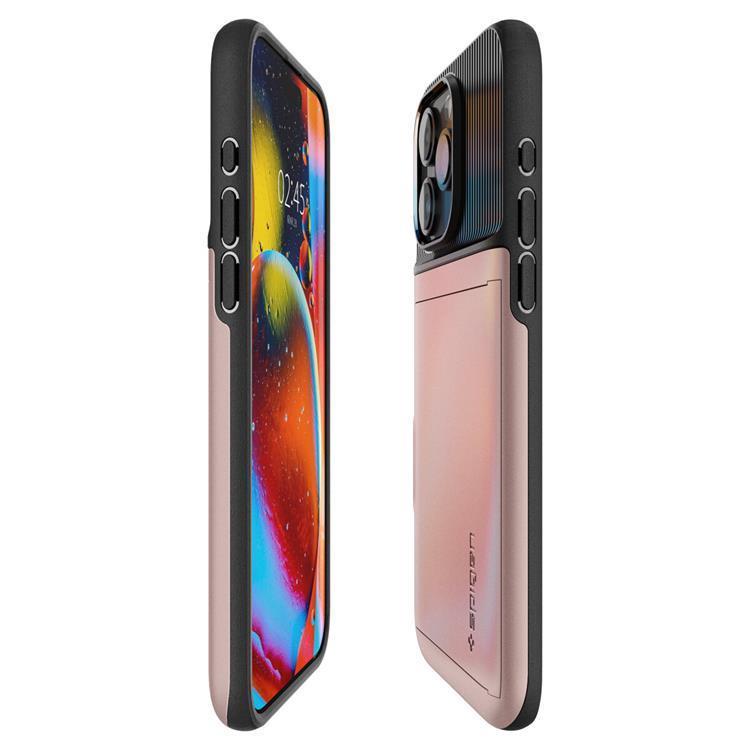 Spigen Spigen Mobilskal till iPhone 15 Pro Slim Armor CS - Rosa